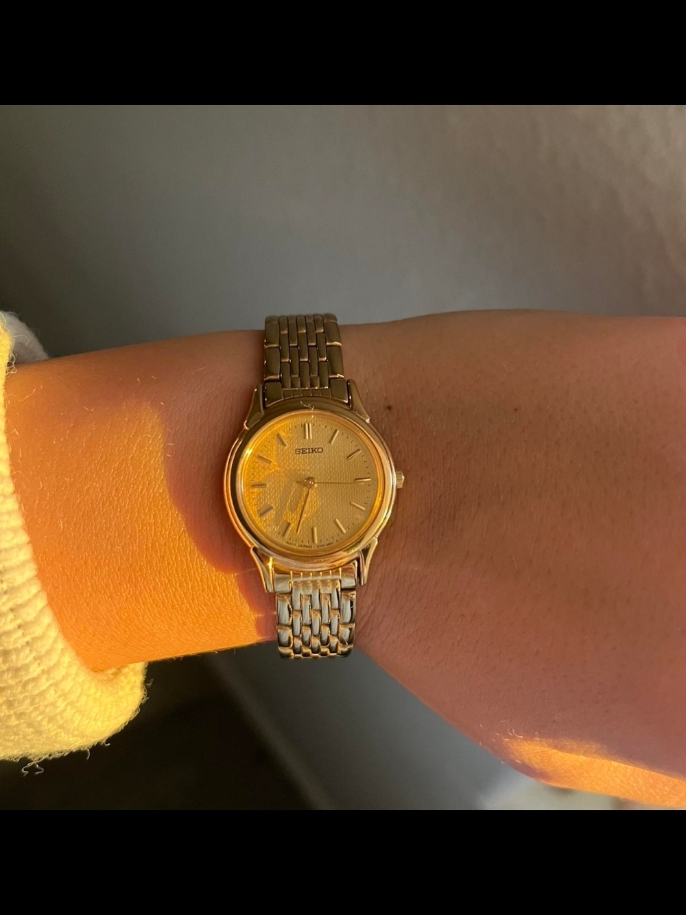 Seiko Gold Women's Two-Tone Bracelet Watch